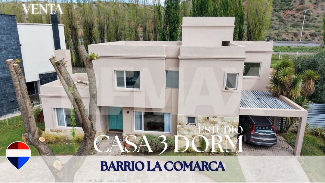 VENTA CASA 3 DORMITORIOS + ESTUDIO, B° LA COMARCA