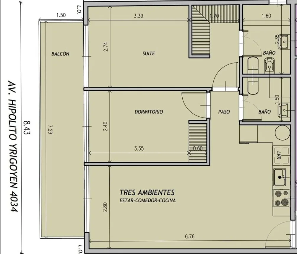 Departamento en venta en Almagro, foto 3