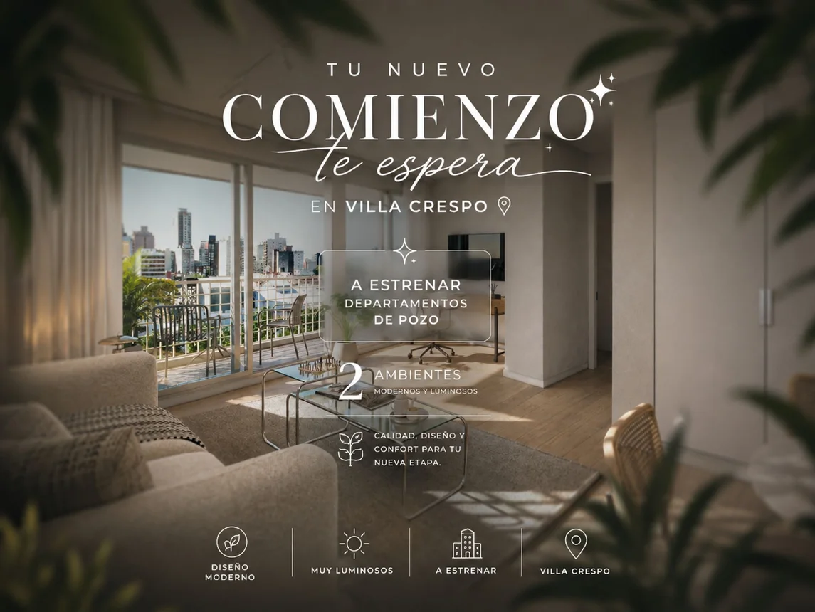 Departamento en venta en Villa Crespo