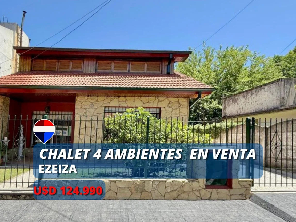 Casa de 4 ambientes en venta en Ezeiza, Pueyrredon 0