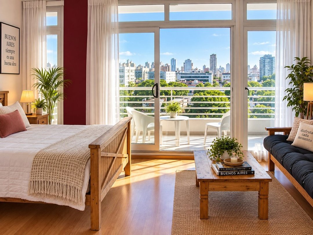 EN  VENTA MONOAMBIENTE CON BALCÓN Y VISTA ABIERTA