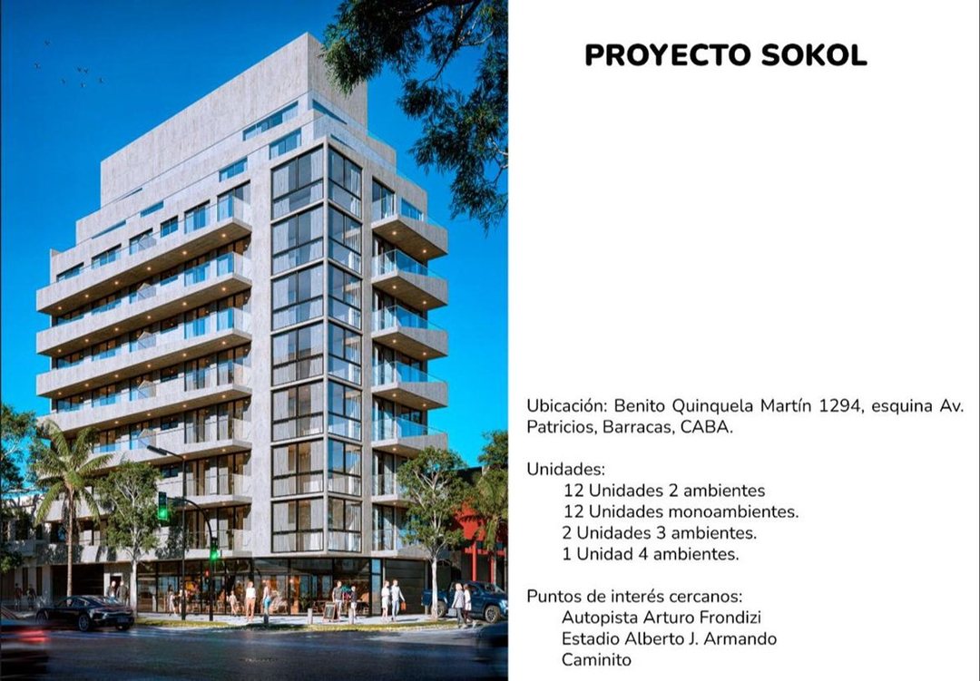 VENTA DE DEPARTAMENTOS DE POZO, 2 AMBIENTES