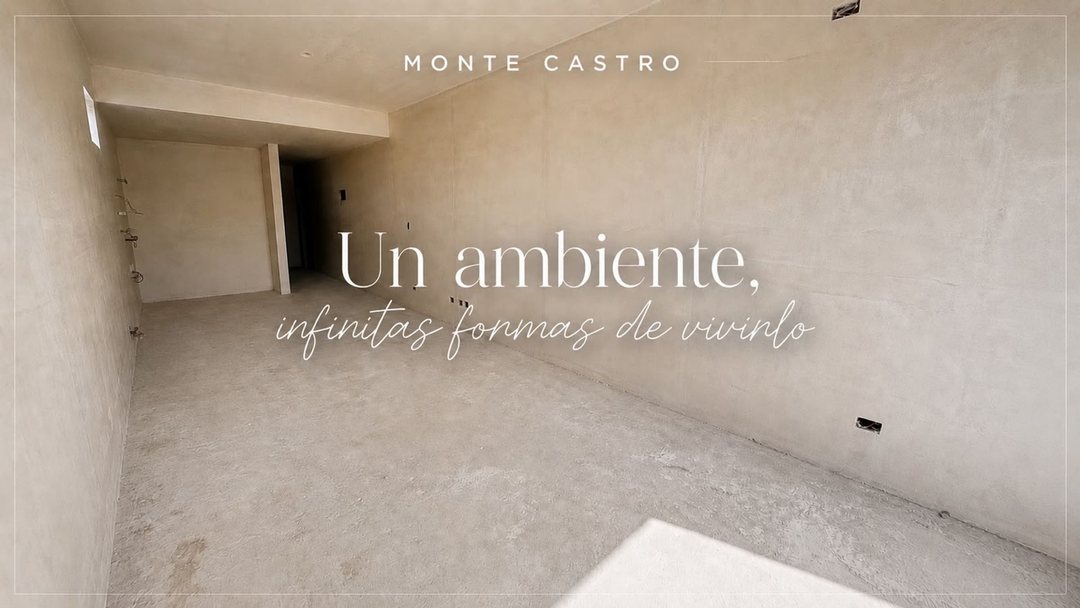 DEPARTAMENTO 1 AMBIENTE VENTA MONTE CASTRO BALCON