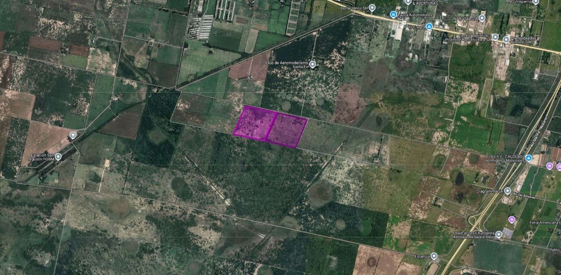 Venta de 40 hectareas agricolas en Santo Tome