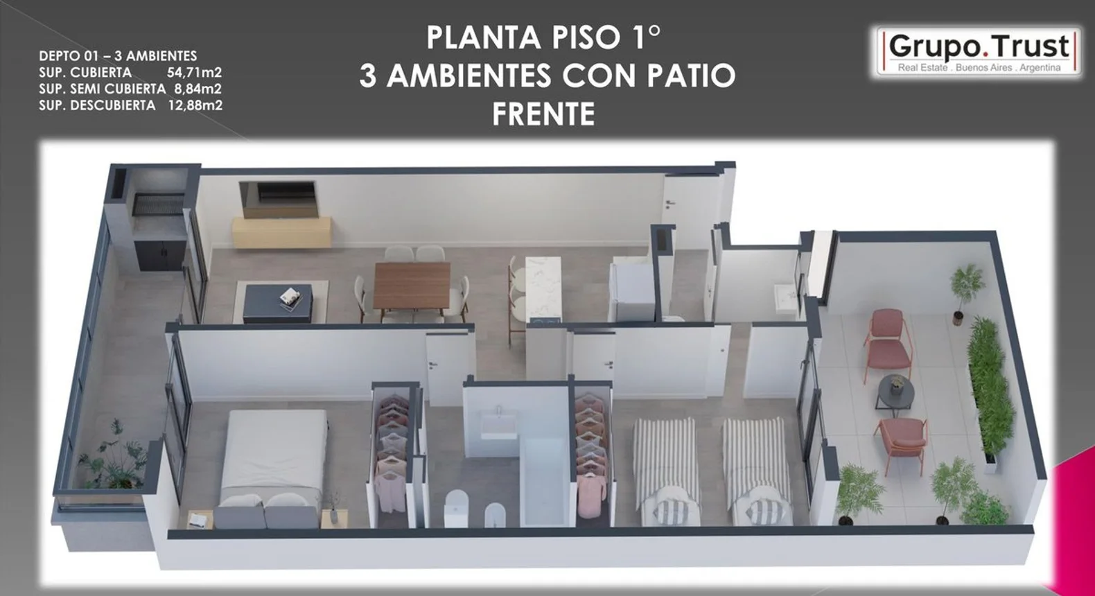 Departamento de 3 ambientes en venta en Coghlan, Avenida Congreso 3100, foto 3