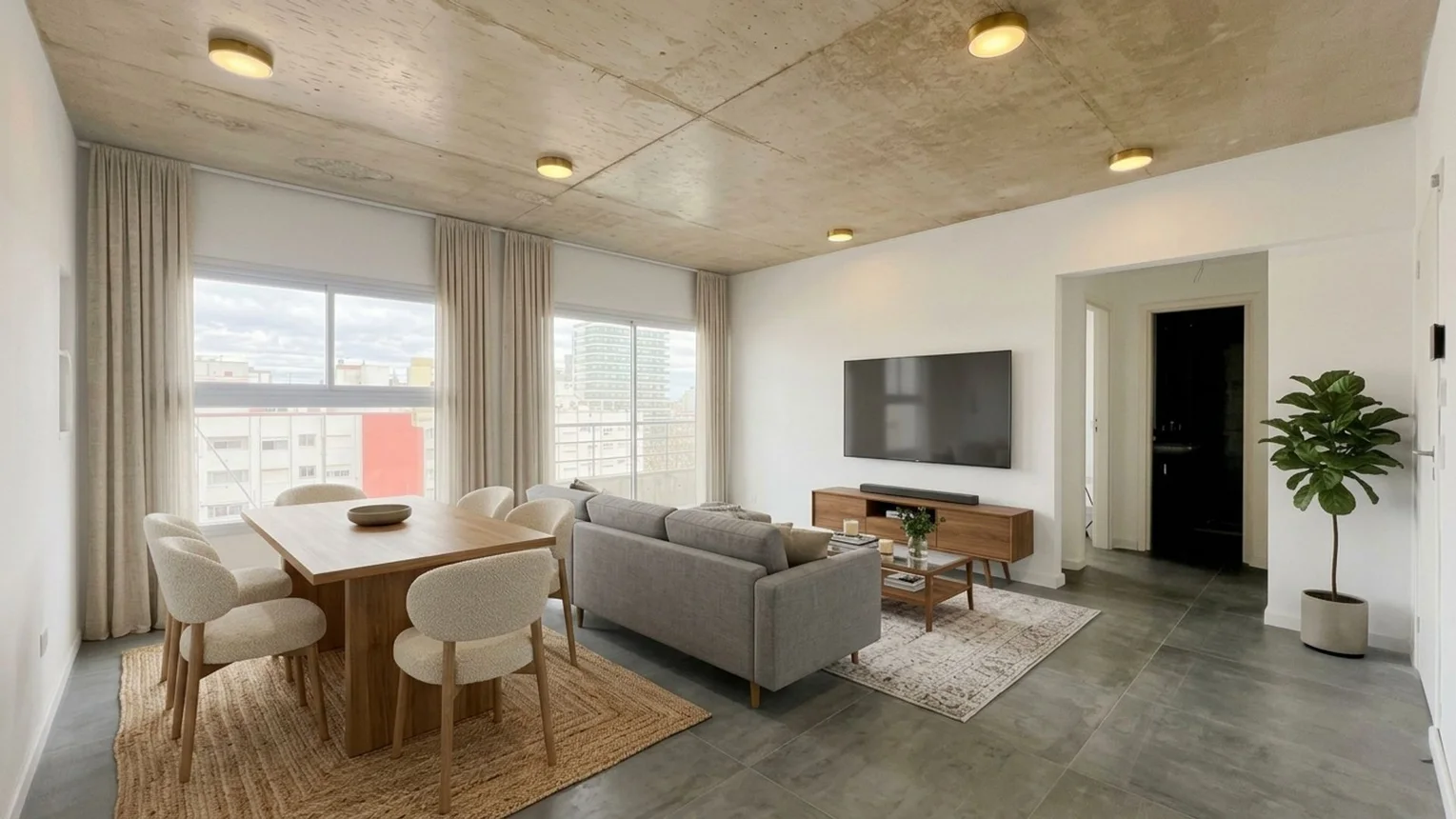 Semipiso de 2 ambientes en venta en Mar del Plata, Maipu 3200