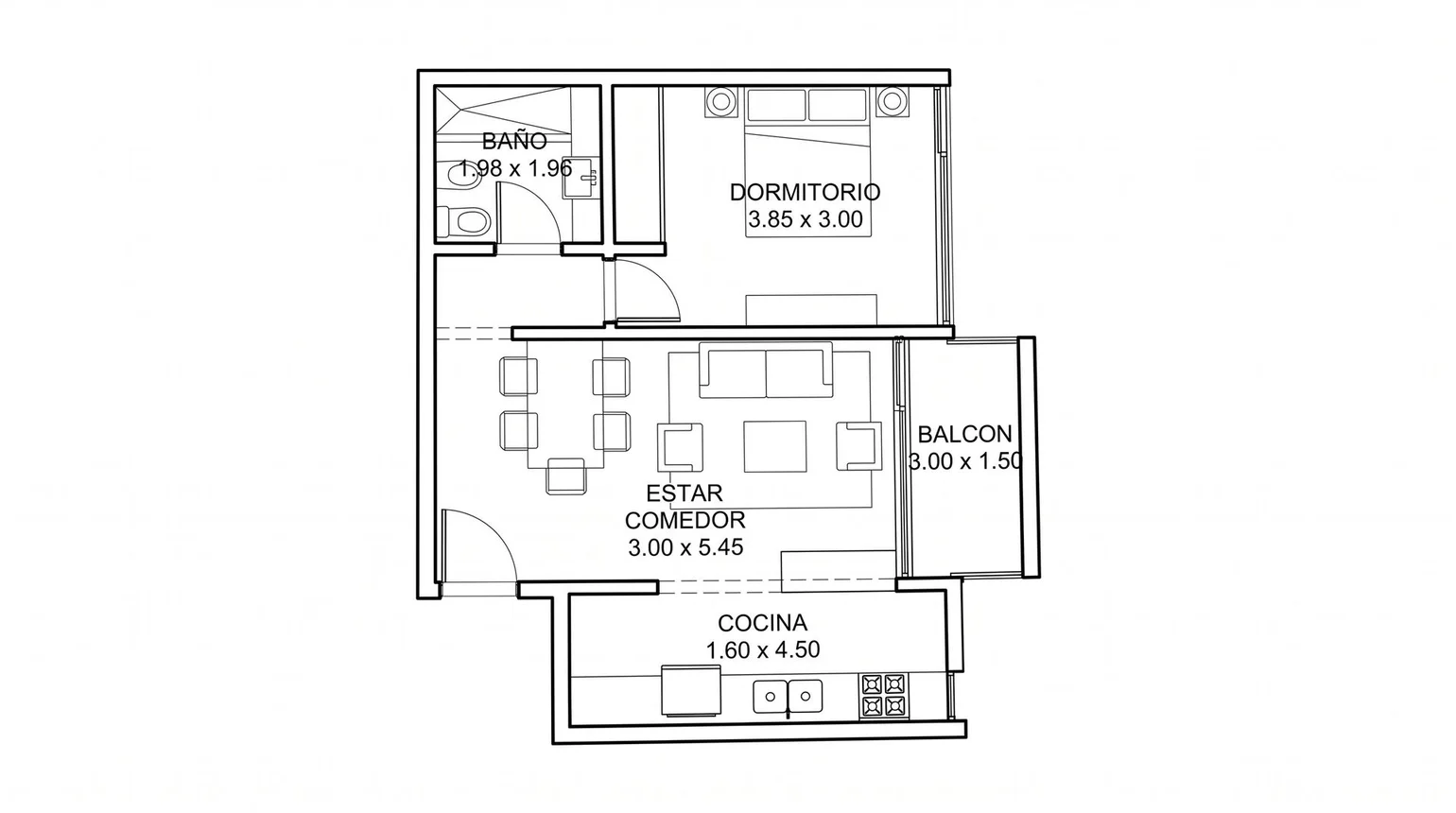 Departamento de 2 ambientes en venta en El Palomar, Cacique Coliqueo 1000, foto 5