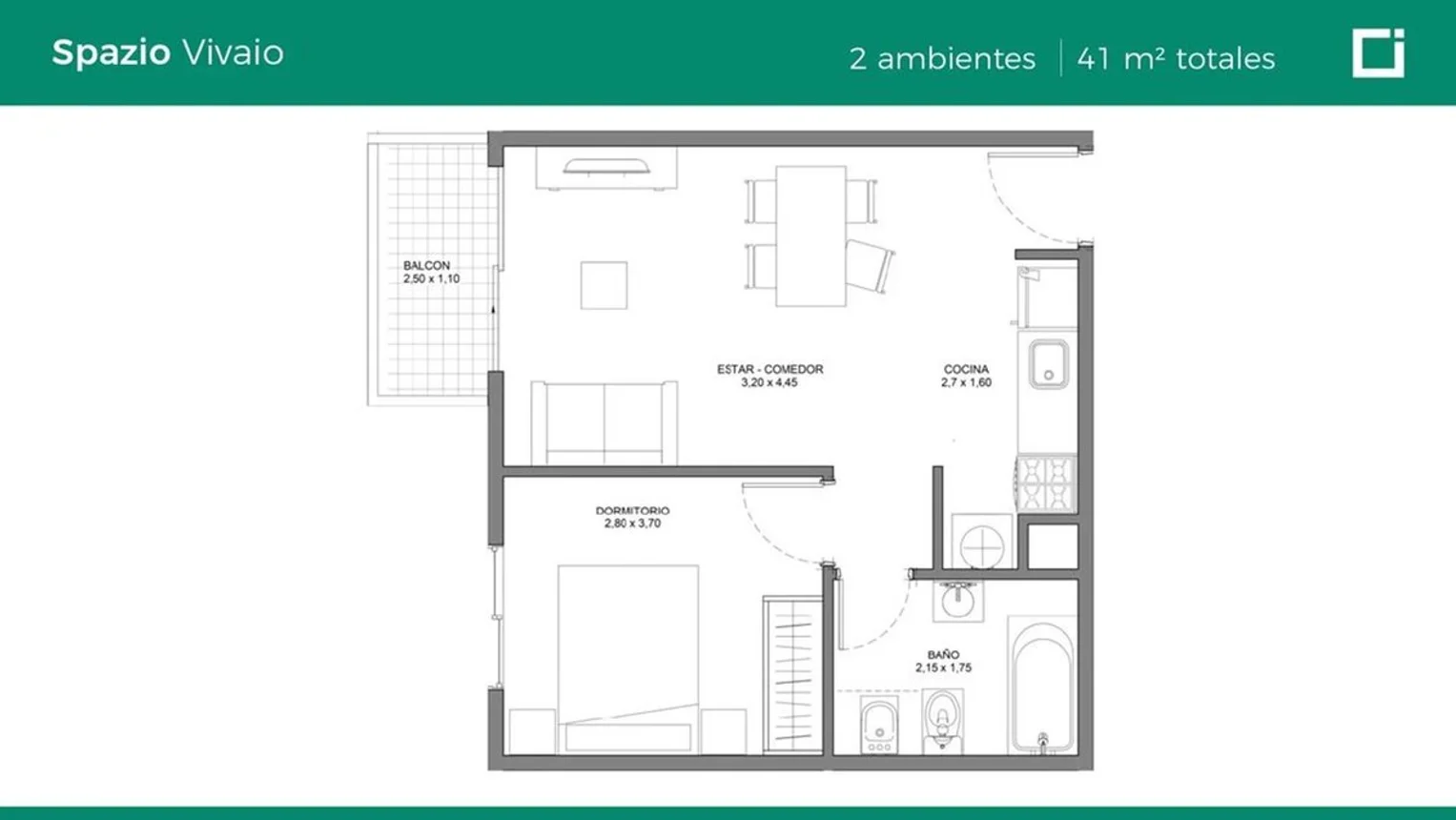 Departamento de 2 ambientes en venta en Ituzaingó, Avenida Rivadavia 21500, foto 2