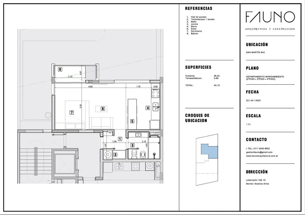 Monoambiente en venta en Bernal Este, Av. San Martín 800, foto 2