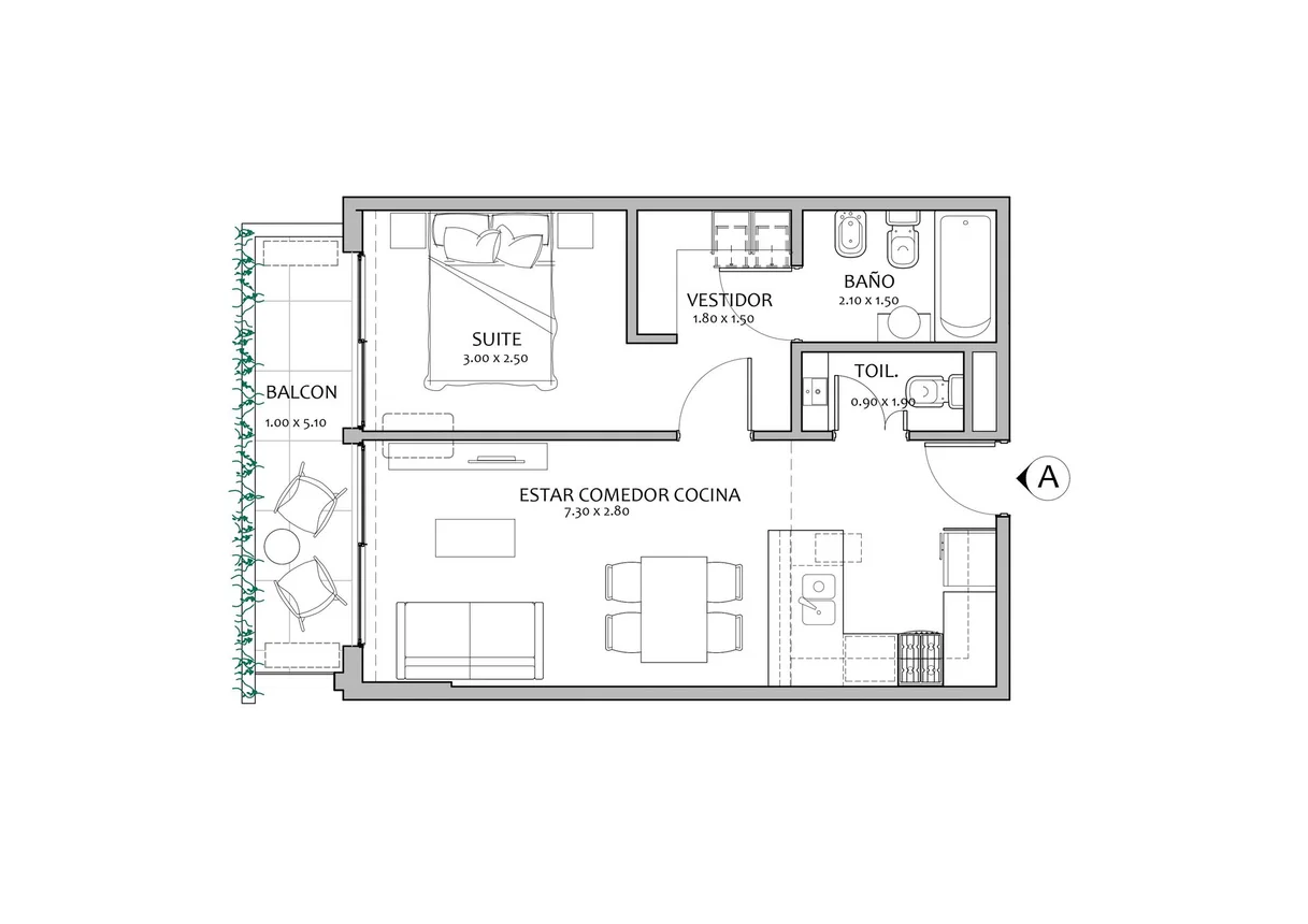 Departamento en venta en Almagro, foto 2