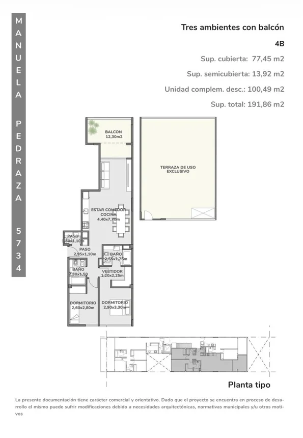 Departamento en venta villa urquiza 3 ambientes, foto 2