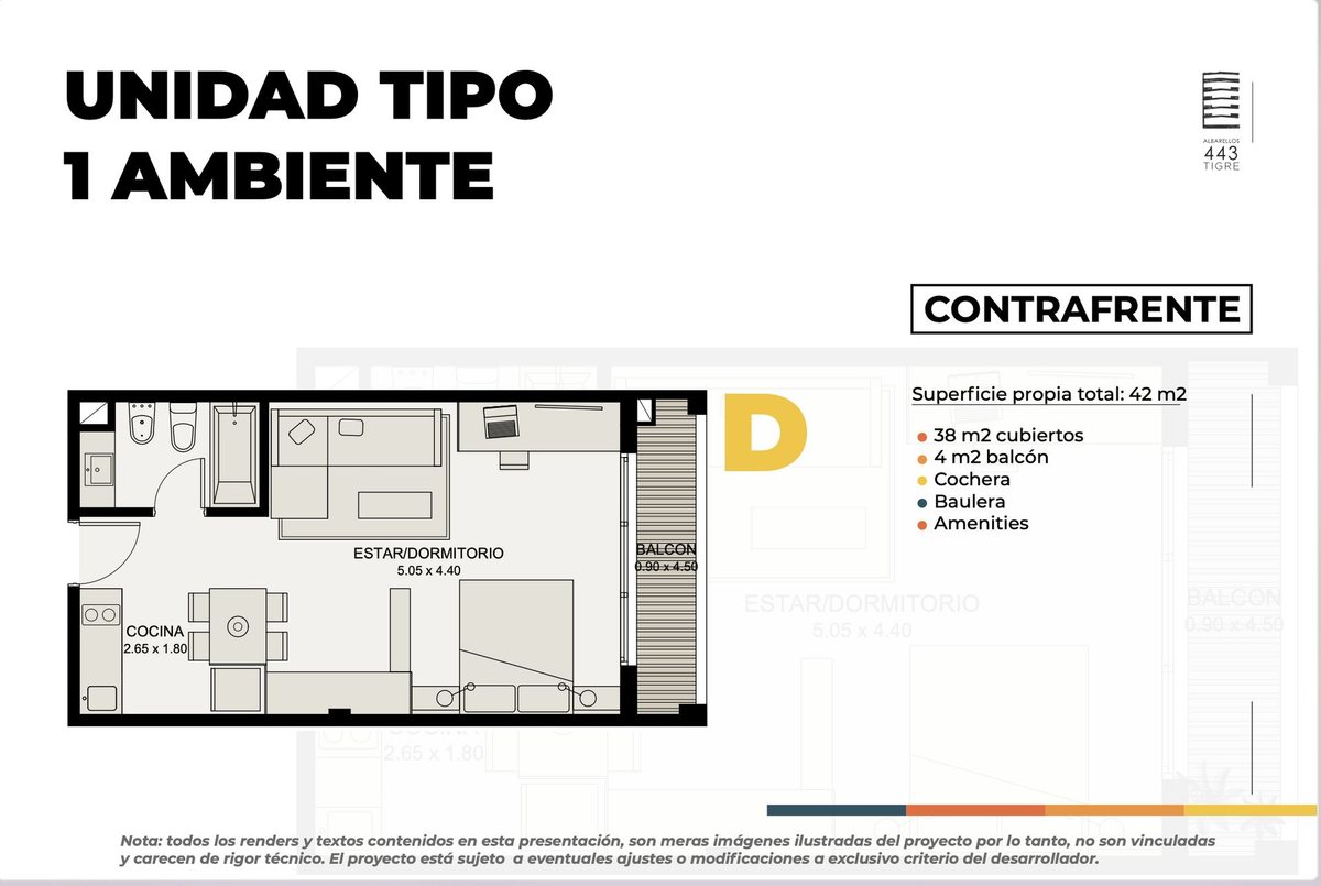 Foto 19 — Venta departamento dos ambientes Tigre con cochera