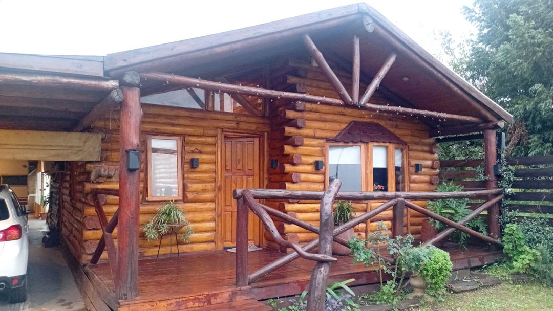 Cabaña Tronco De Madera, 2 Dormitorios, Villaguay