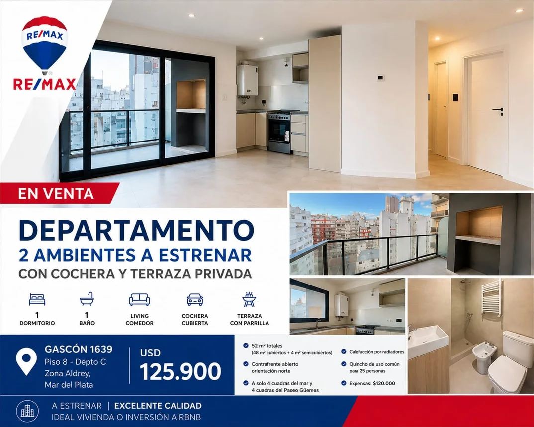 Departamento en venta en Mar del Plata