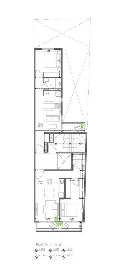 Departamento de 2 ambientes en venta en Caballito, Beauchef 200, foto 4
