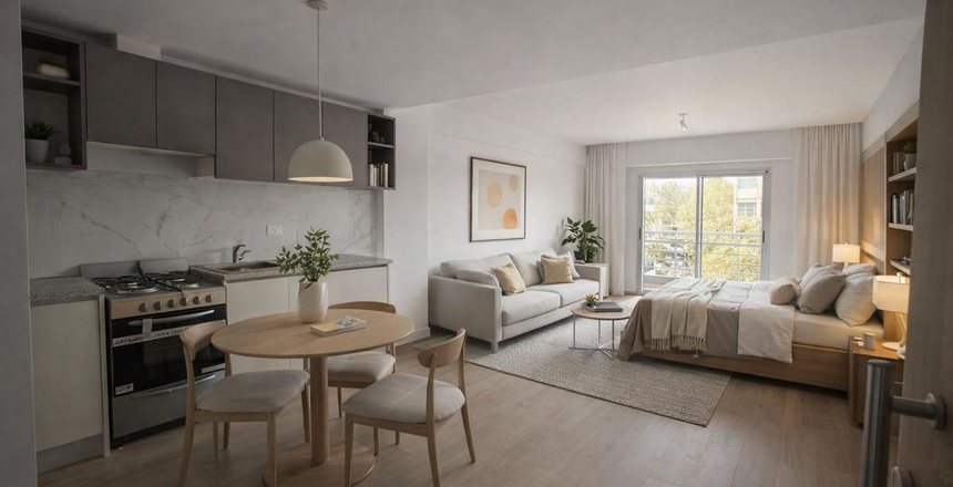 VENTA MONOAMBIENTE DIVIDIBLE C/BALCON V. MITRE