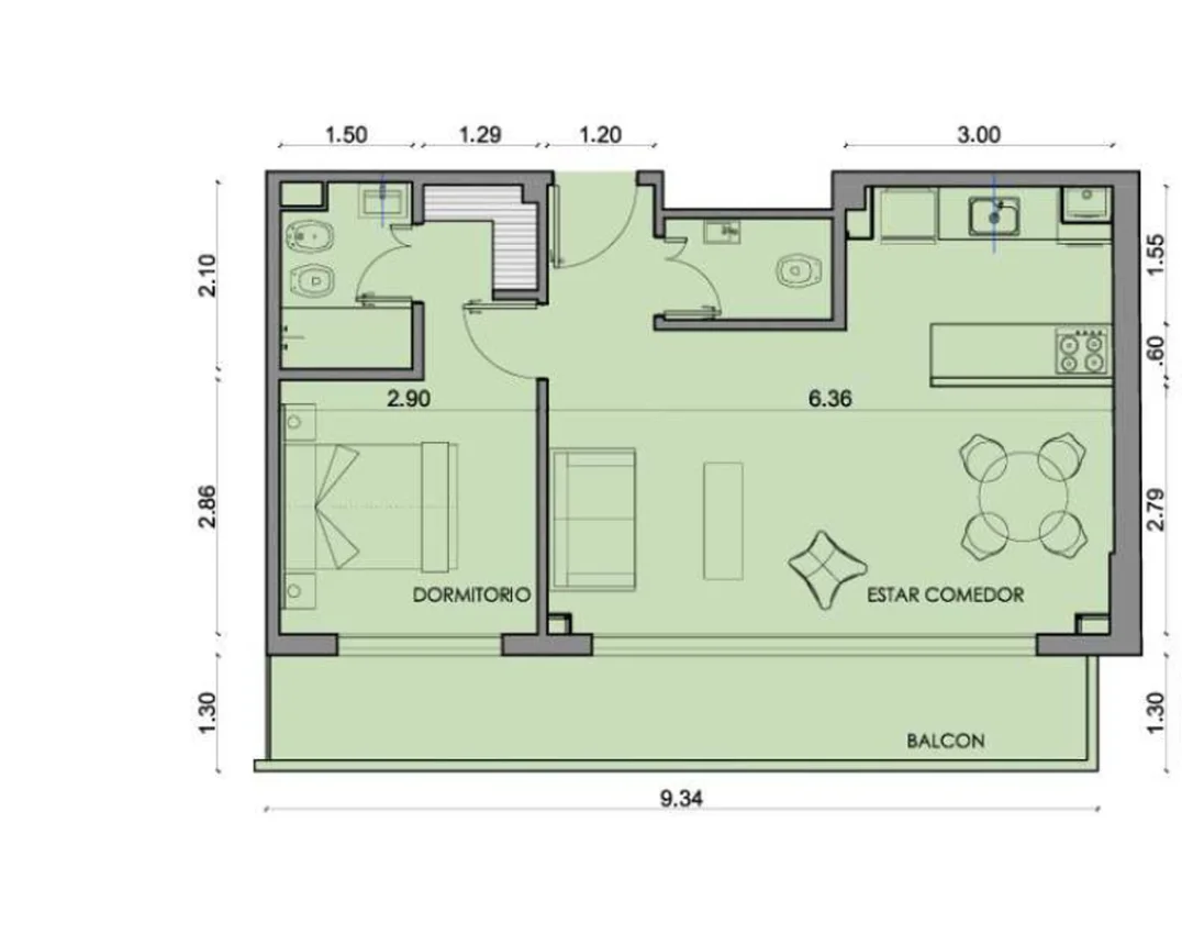 Departamento de 2 ambientes en venta en Villa Urquiza, Franklin Delano Roosevelt 5700, foto 4