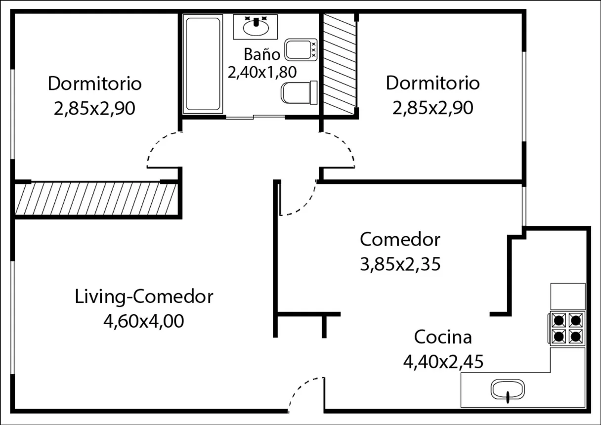 Departamento de 3 ambientes en venta en Villa General Mitre, Avenida Gaona 2900, foto 2