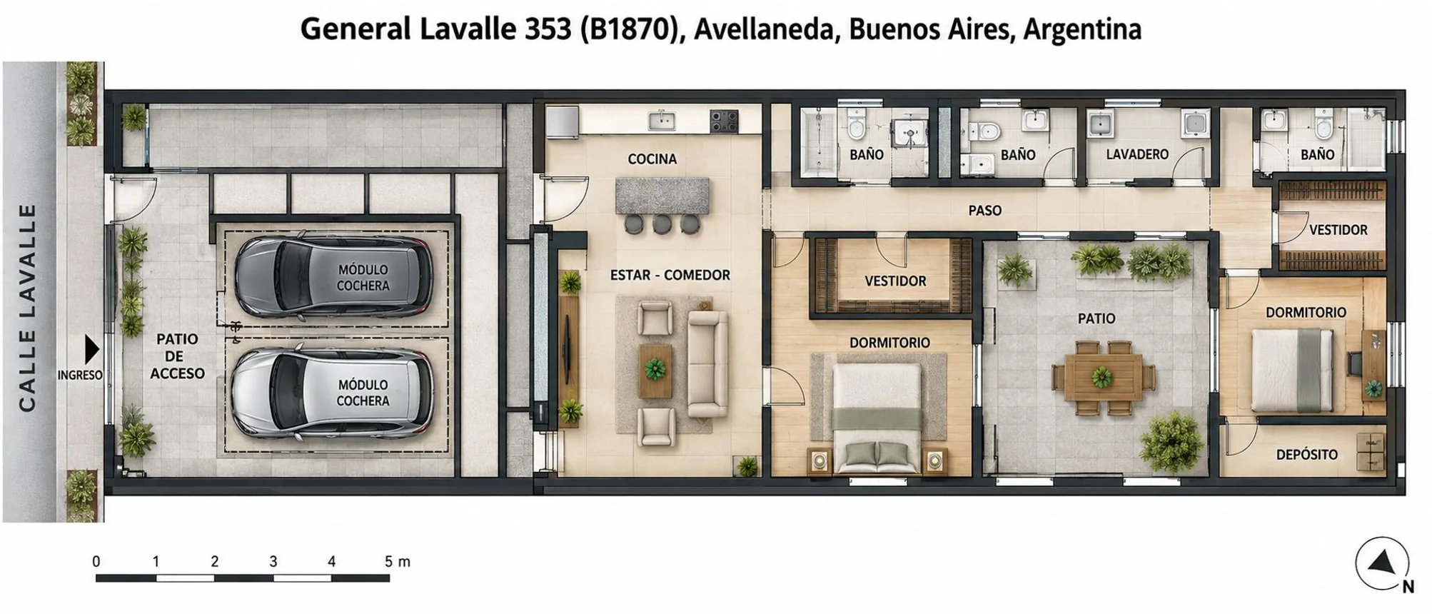 Casa de 4 ambientes en venta en Avellaneda, General Lavalle 300, foto 2