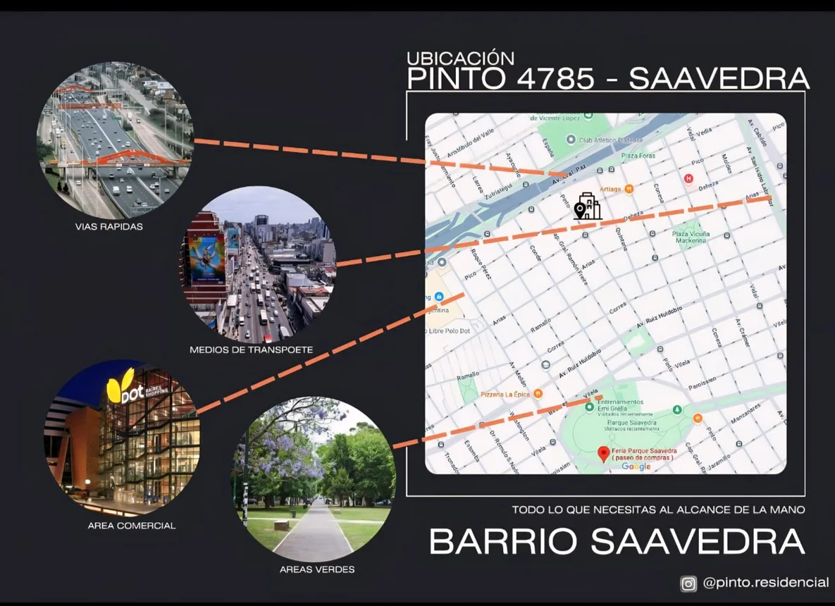 Departamento en venta en Saavedra