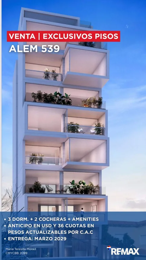 Venta en pozo. exclusivo penthouse en av. alem 539, foto 1