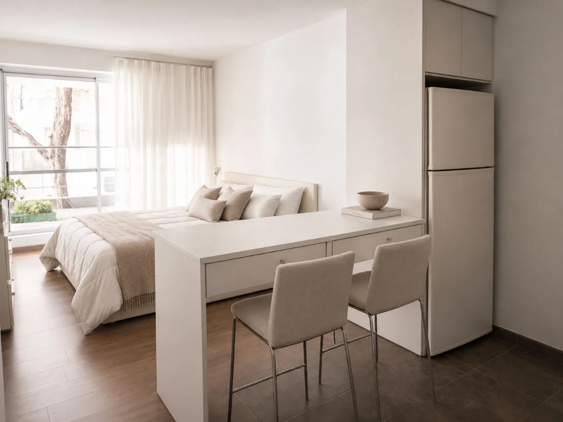 Venta monoambiente renta balcón parrilla terraza, foto 2
