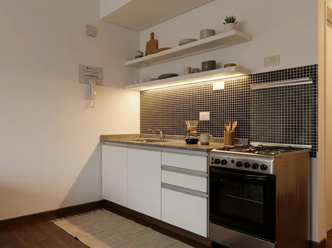 Venta monoambiente renta balcón parrilla terraza, foto 4