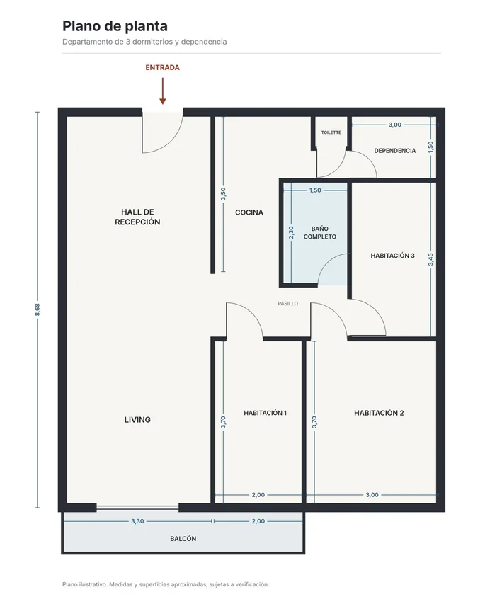 Departamento en venta en Belgrano, foto 2