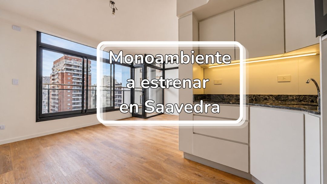 Monoambiente Venta en Saavedra a Estrenar Balcón