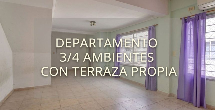 DEPARTAMENTO EN FLORES 3 AMB CON TERRAZA PROPIA