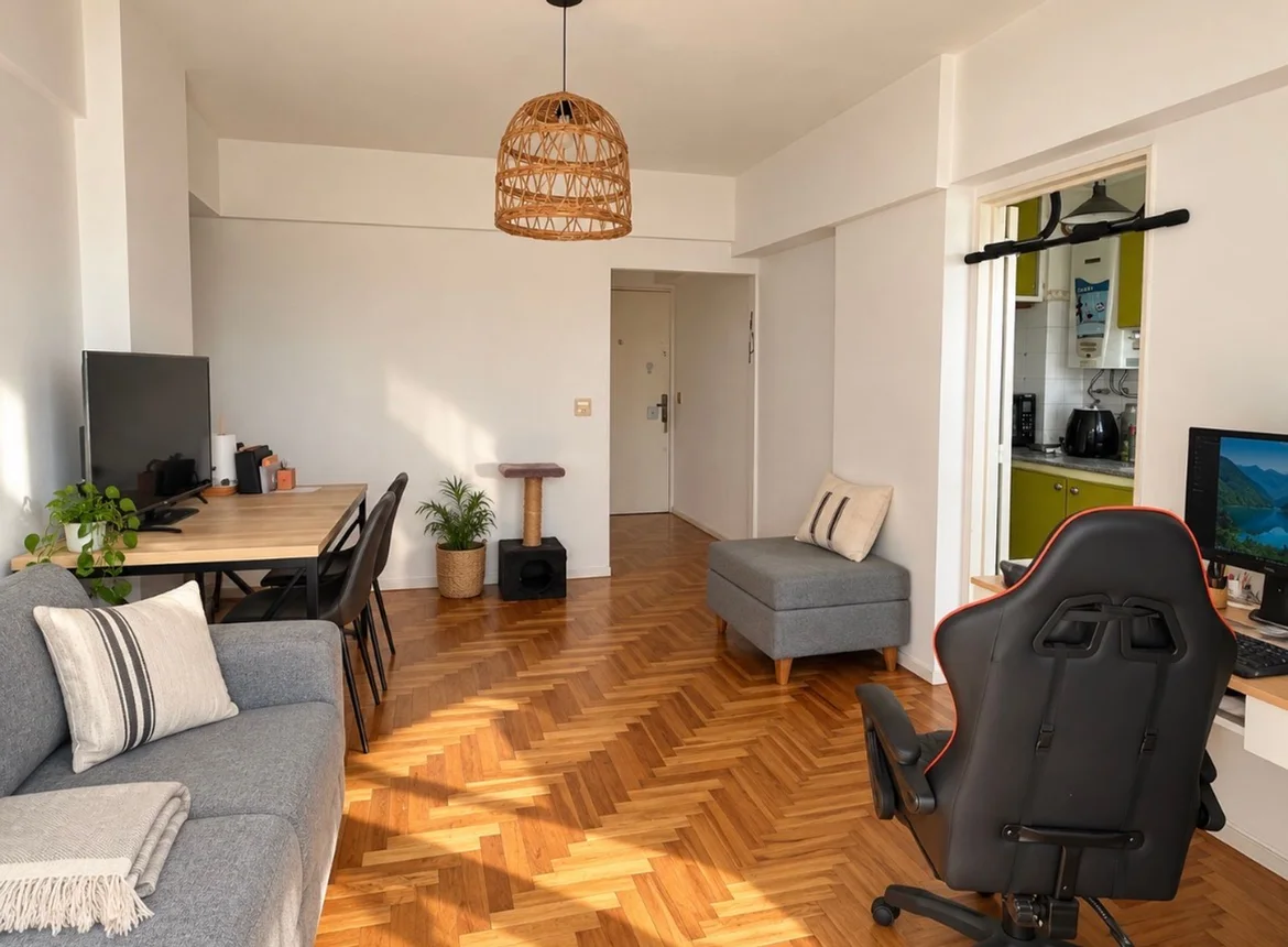 Venta 2 amb. villa crespo, piso alto, apto crédito, foto 4