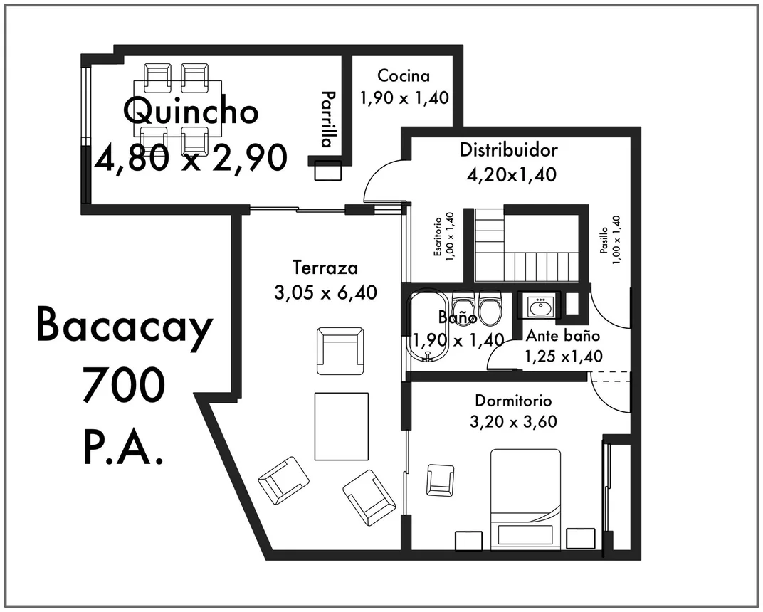 Dúplex de 4 ambientes en venta en Caballito, Bacacay 700, foto 2