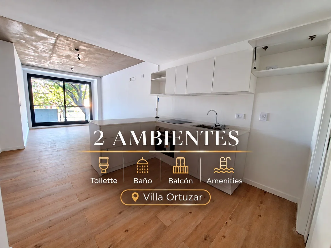 Departamento de 2 ambientes en venta en Villa Ortúzar, Iturri 1300
