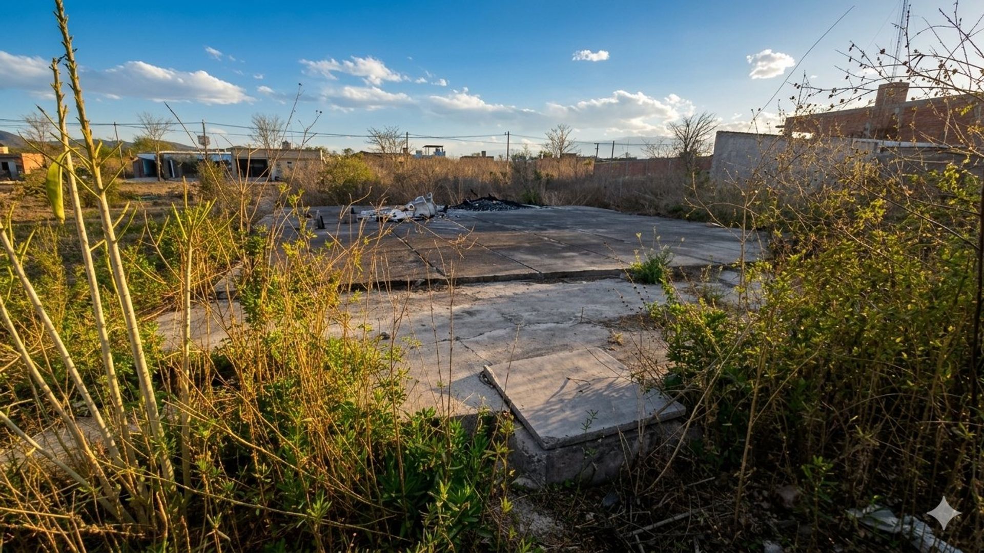 TERRENO CON CIMIENTOS Y CÁMARA SÉPTICA, CERRILLOS - foto 2