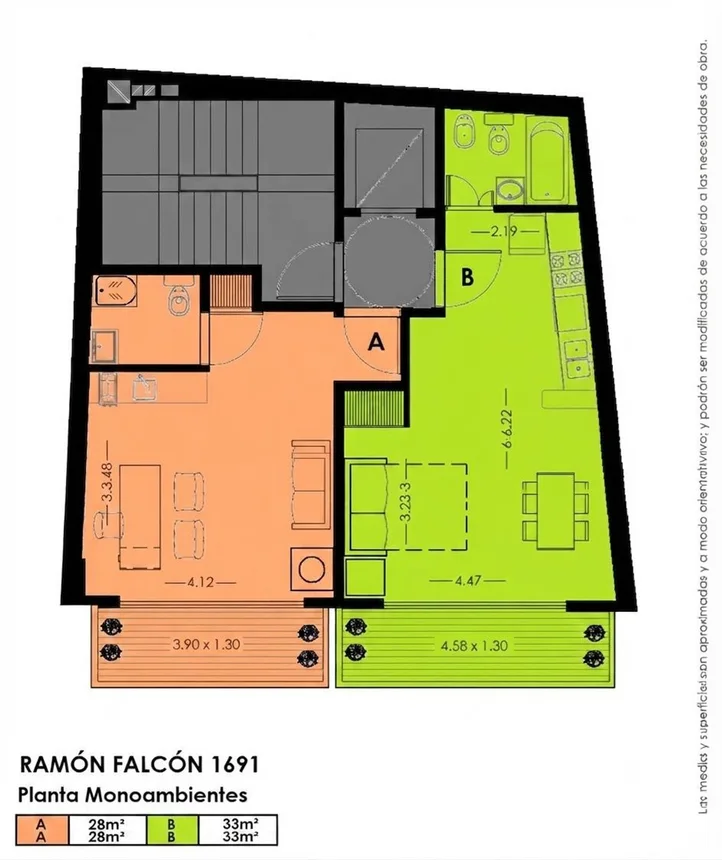 Monoambiente en venta en Caballito, foto 4