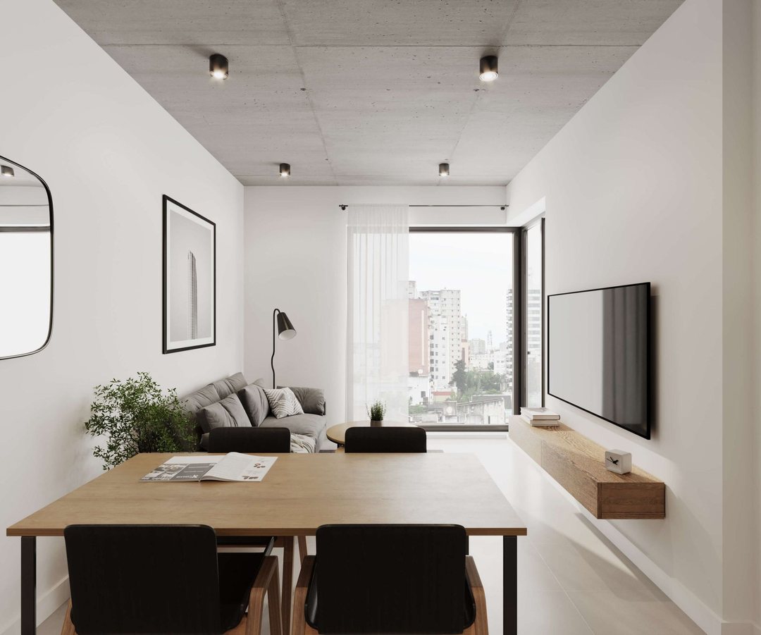 SE VENDE DEPTO 1 DORMITORIO ENTRE BV SANTA FE