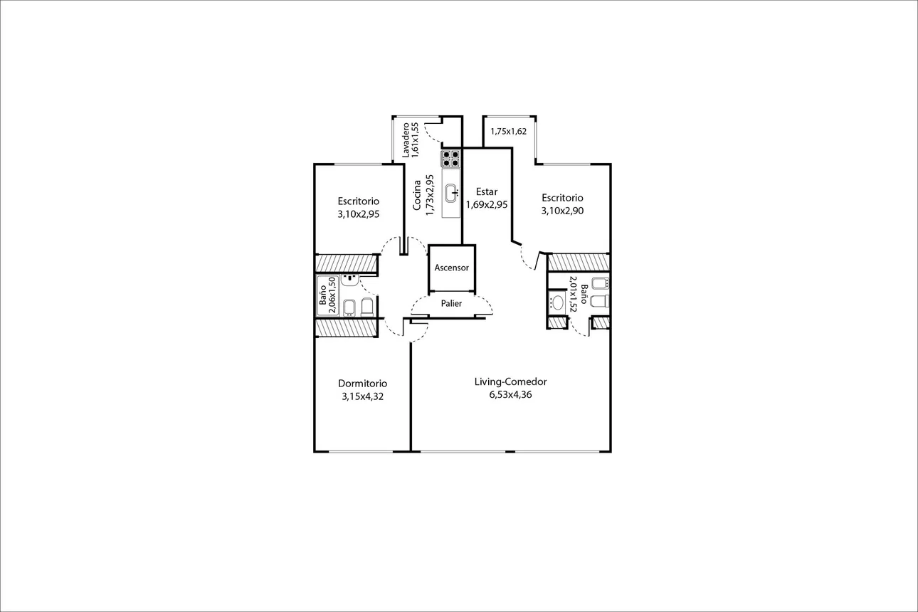 Departamento de 4 ambientes en venta en Retiro, Paraguay 700, foto 2