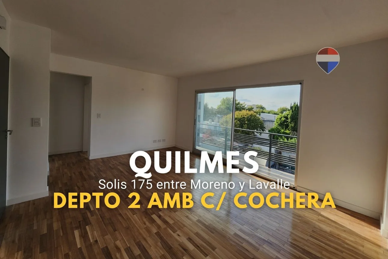 Departamento de 2 ambientes en alquiler en Quilmes, Juan Díaz de Solís 100