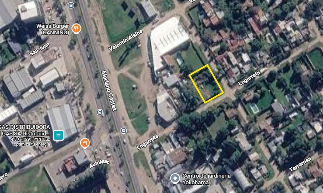 LOTE EN VENTA EN CANNING CENTRO UNICO
