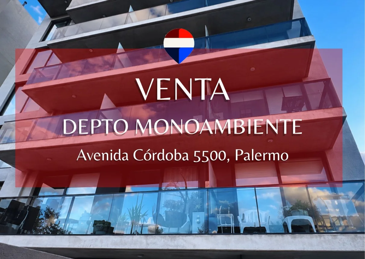 Monoambiente en venta en Palermo