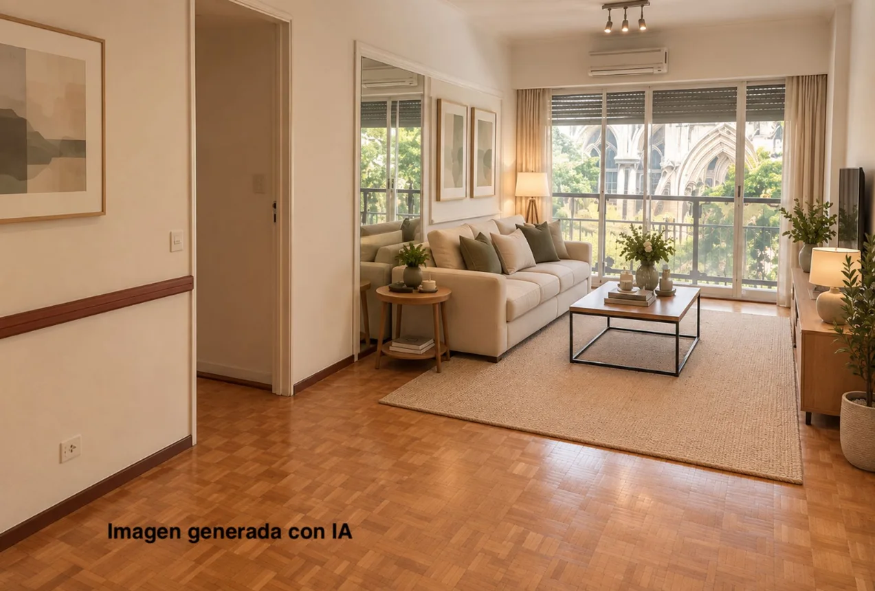 Venta dpto 5 amb, escritorio y balcón en recoleta, foto 2