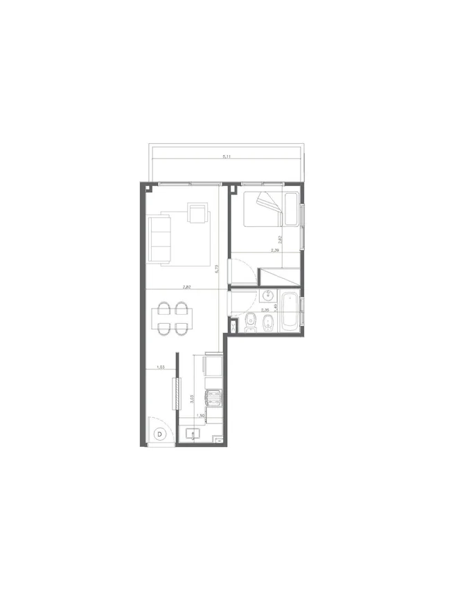 Departamento de 2 ambientes en venta en Monte Castro, Joaquín V. González 2400, foto 2