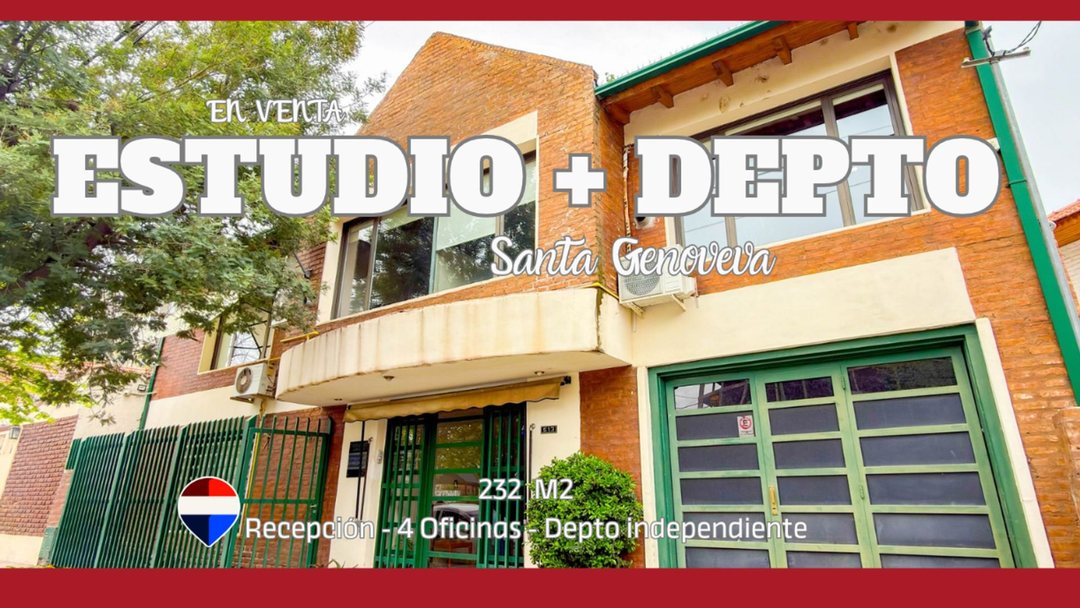 VENTA OFICINA + DEPTO 1 DORMITORIO