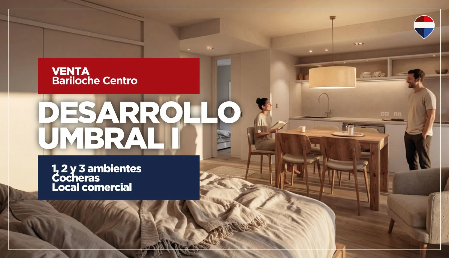Monoambiente en venta en San Carlos de Bariloche