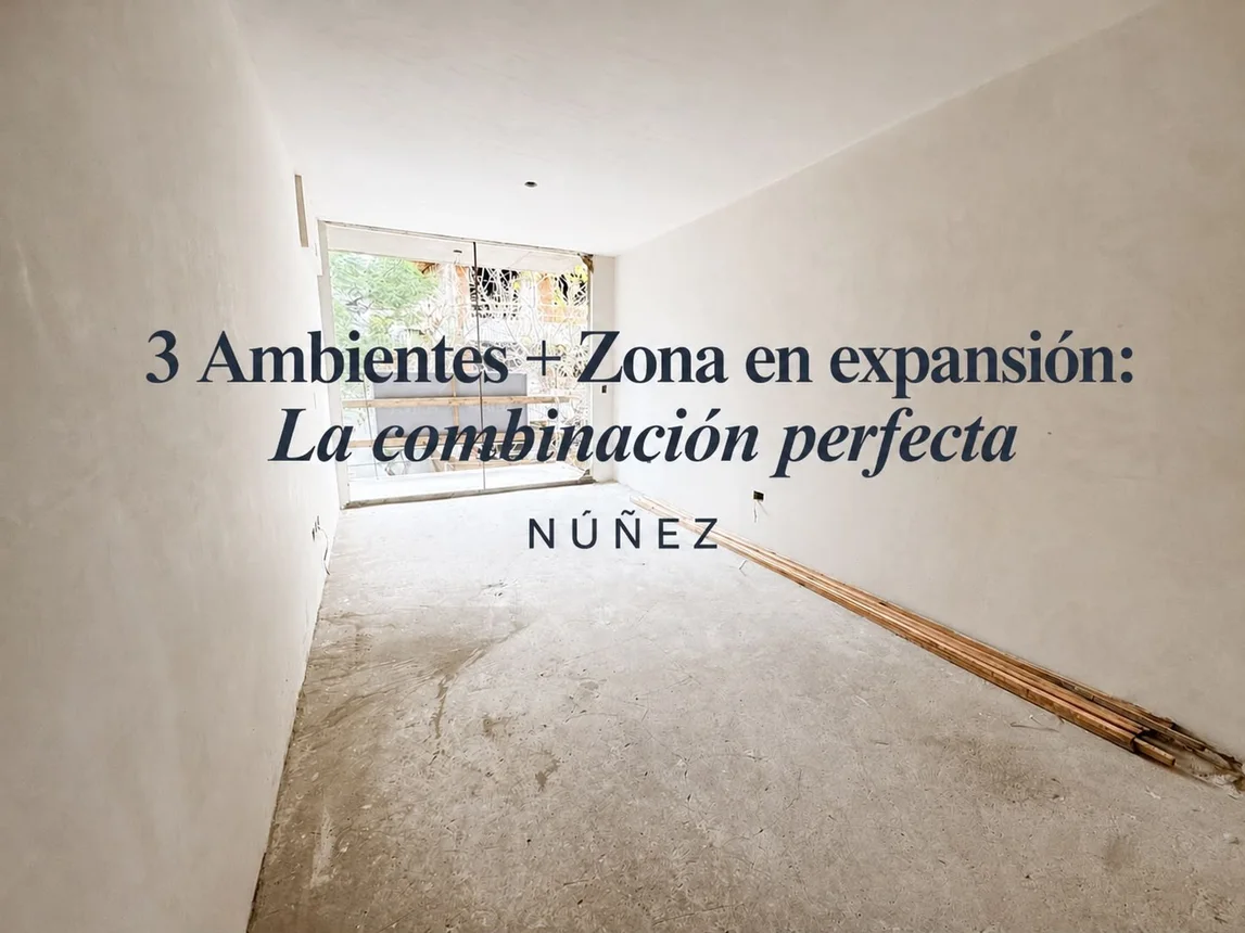 Departamento de 3 ambientes en venta en Núñez, Núñez 2300