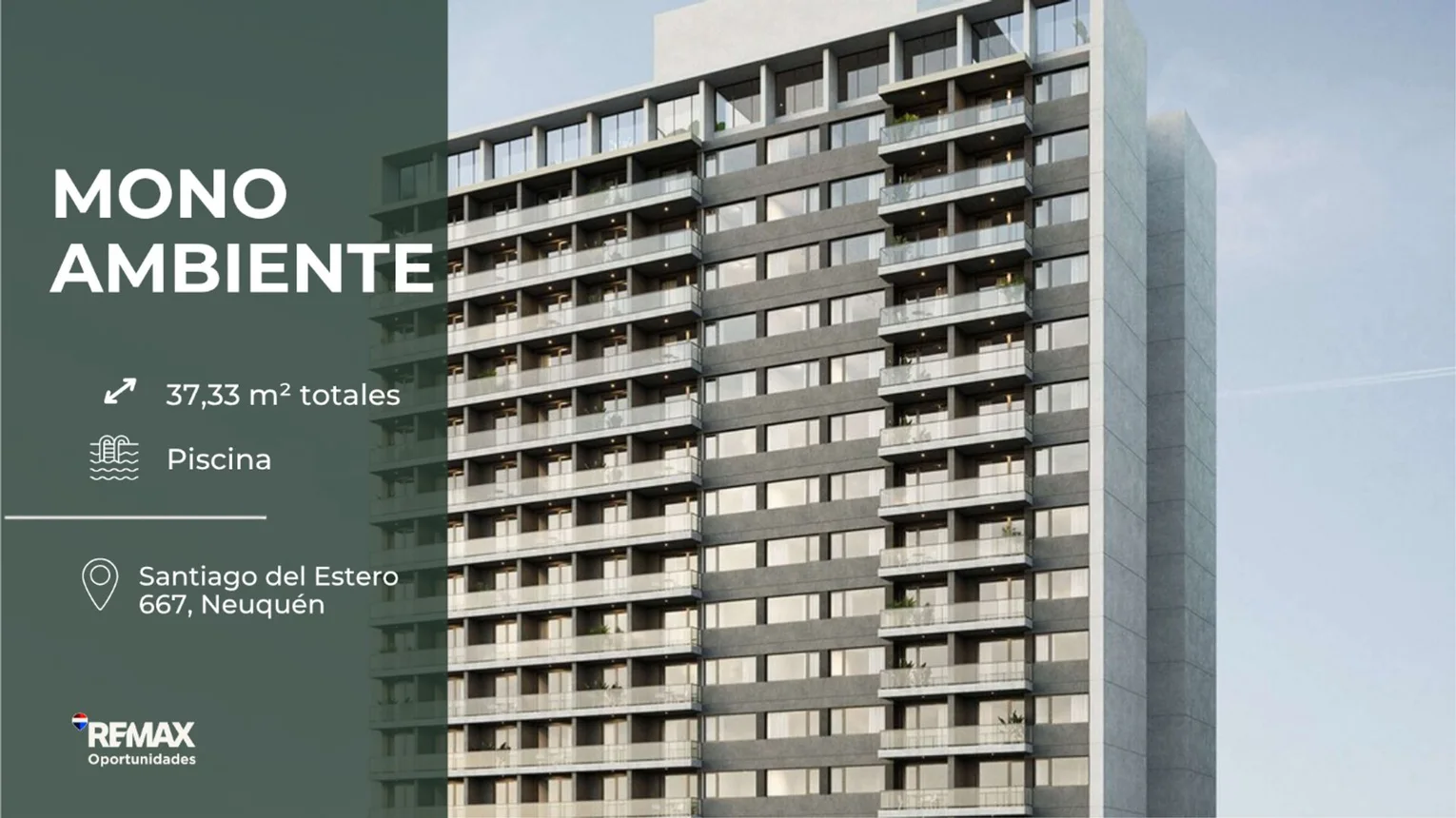 Venta monoambiente con balcón y amenities, foto 1
