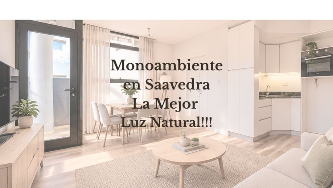 Monoambiente 36 M2 a Estrenar Saavedra CABA
