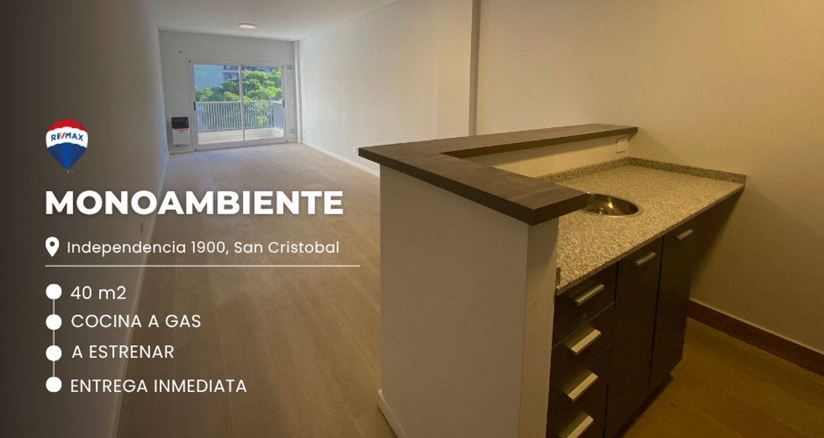 DEPARTAMENTO EN VENTA SAN CRISTOBAL 1 AMBIENTE