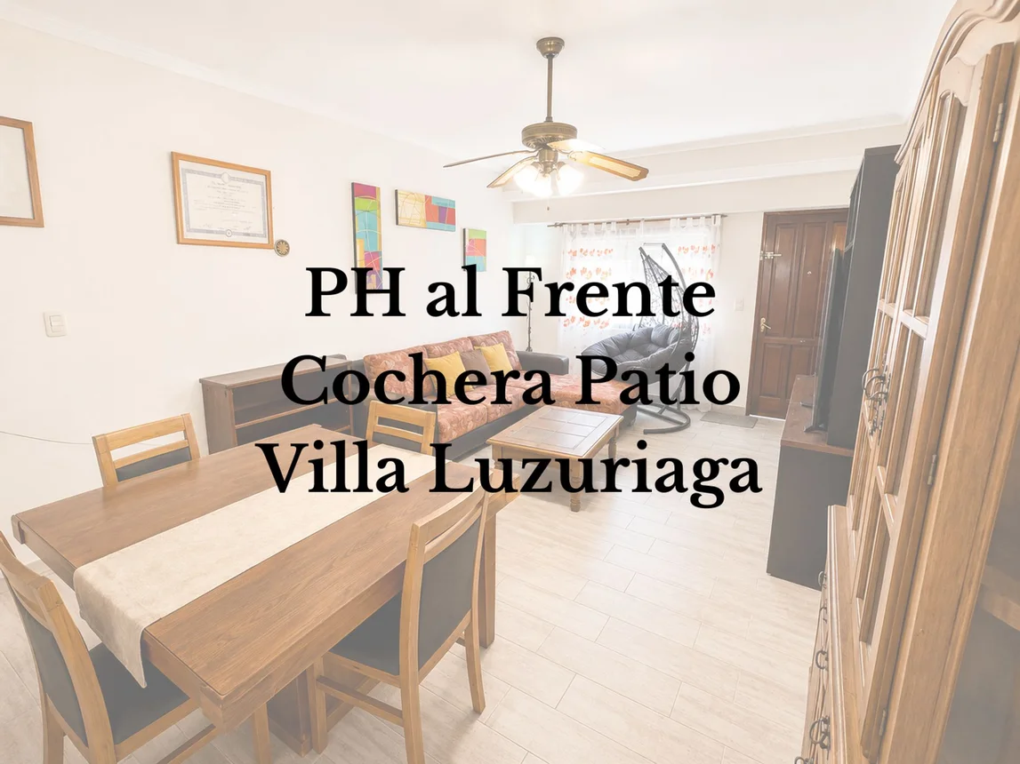 Casa dúplex de 3 ambientes en venta en Villa Luzuriaga, La Paz 2600
