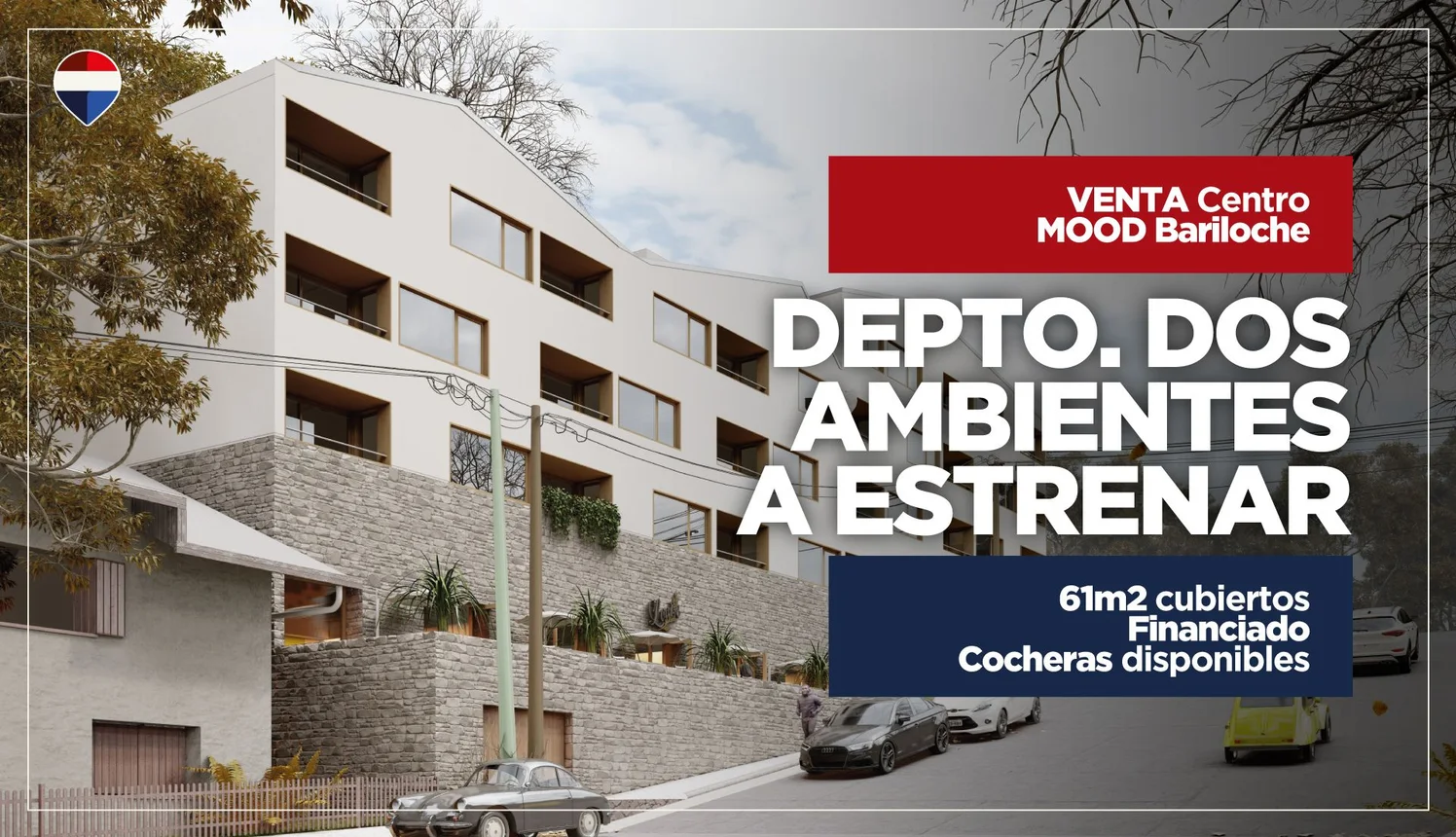 Depto. 2 ambientes a estrenar - mood bariloche, foto 1